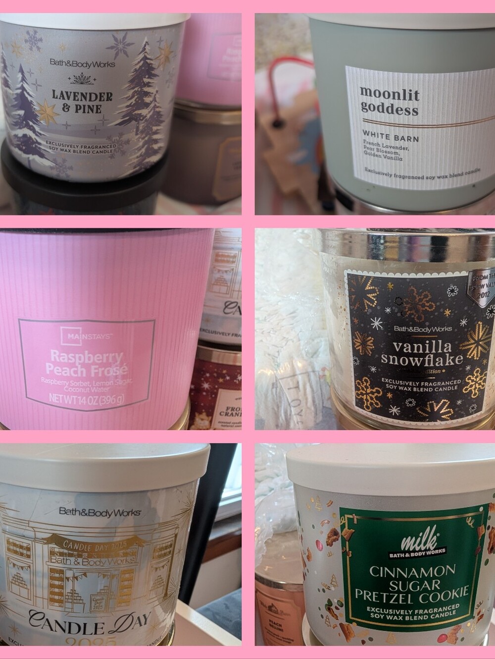 Bath & Body Works Multiple Scented Candles